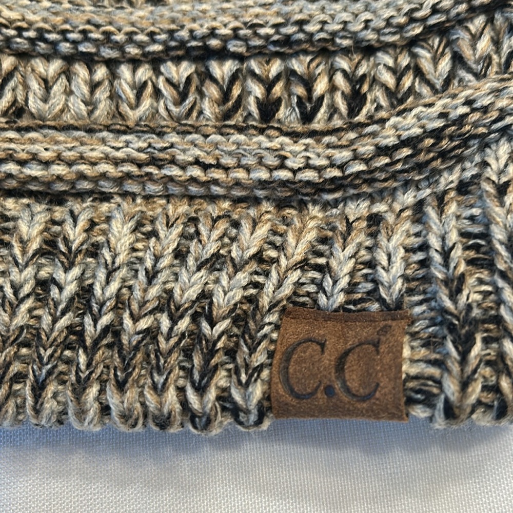 C.C Multitone Knit Beanie - Picture 2 of 4